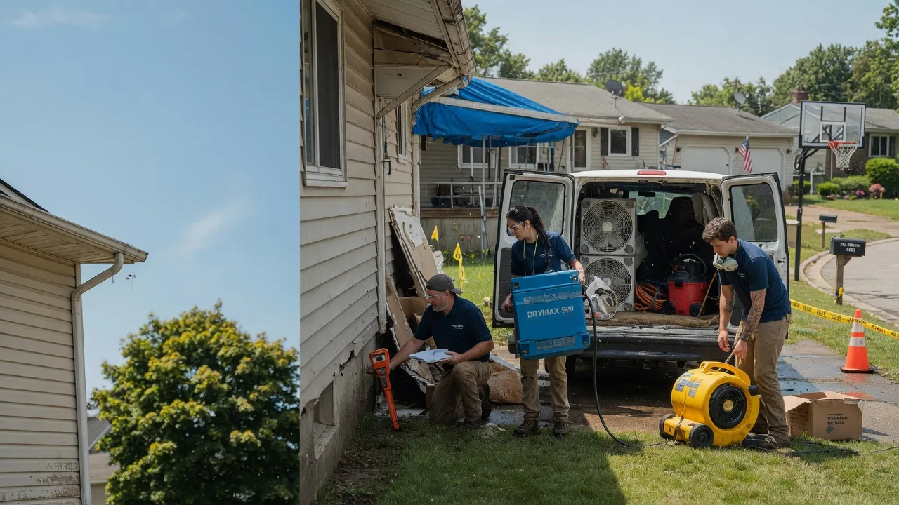 Ceiling Leak Cleanup in Prince George, VA near me