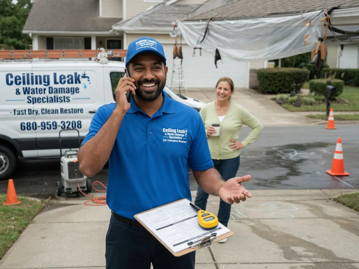 Ceiling Leak Cleanup Prince George, VA FAQs